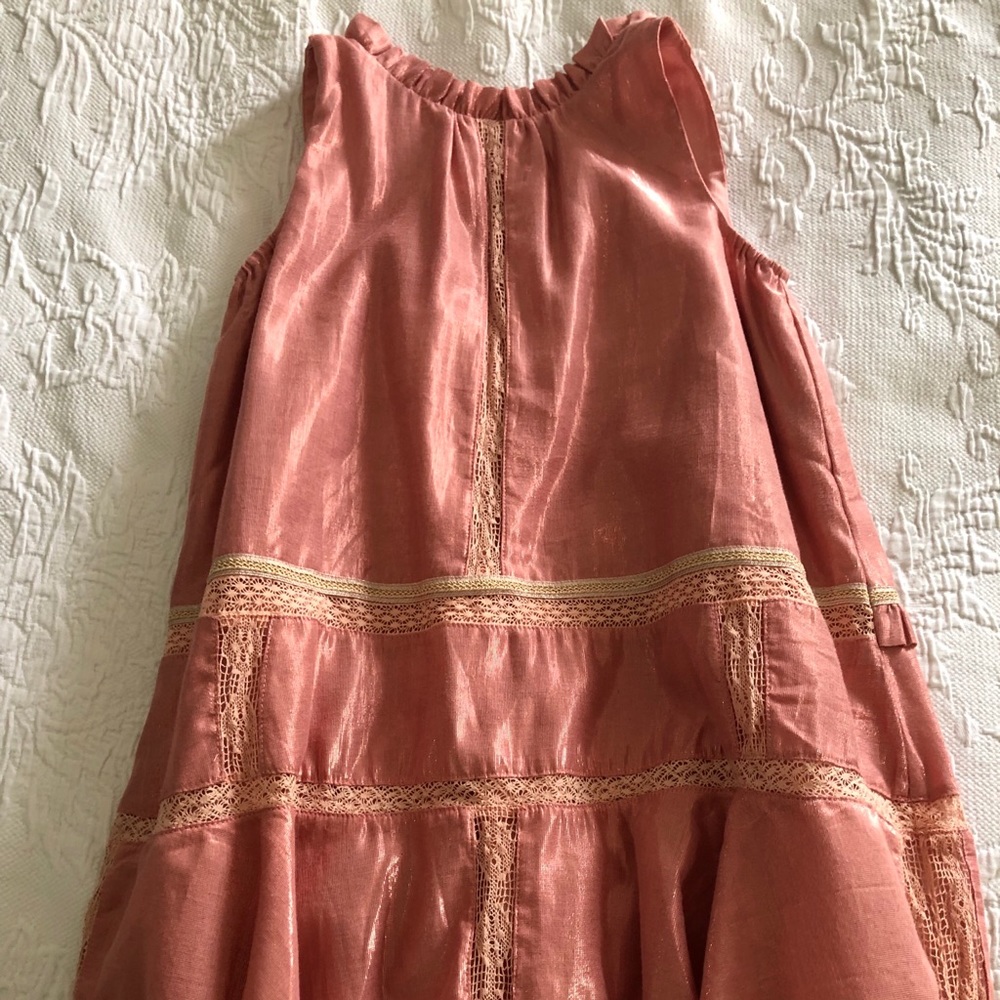 Girl dress pink flower girl